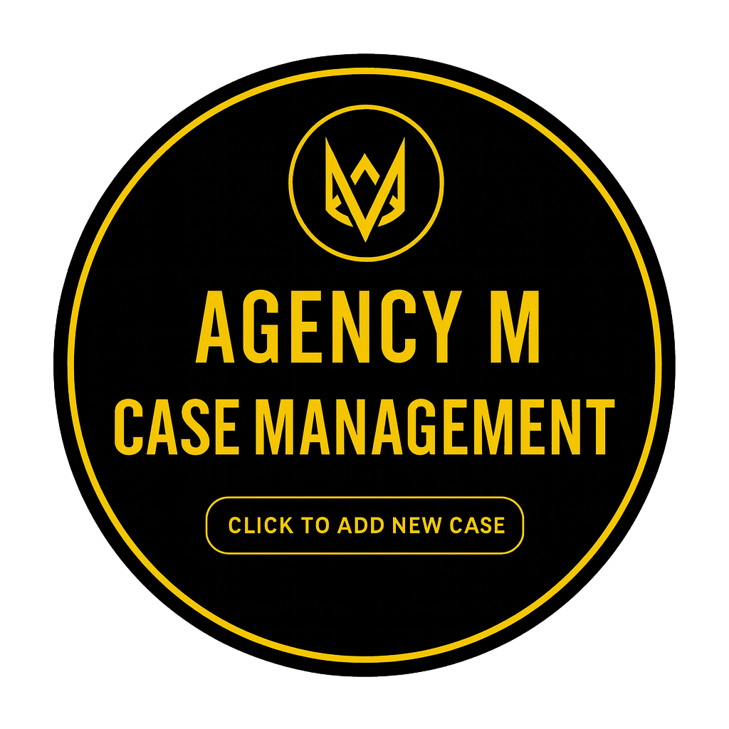 Agency M Case Management - Click to Add New Case